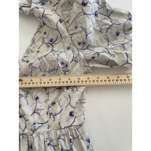 Nicholas Celie Maxi Dress 6 Floral Print V-Neck Purple/White - Picture 16 of 16